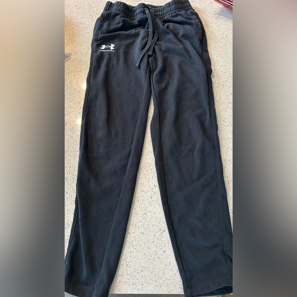 Under Armour black joggers. Size Small.